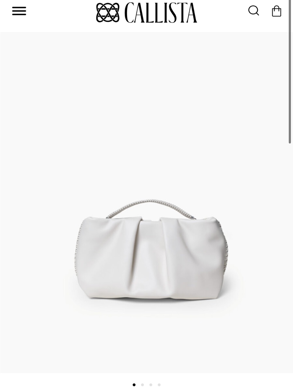 Callista Pleated Clutch